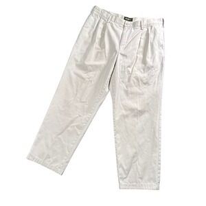 VTG Eddie Bauer Pleated Chino Pants 38x30 Relaxed Old Money Grandpacore Preppy